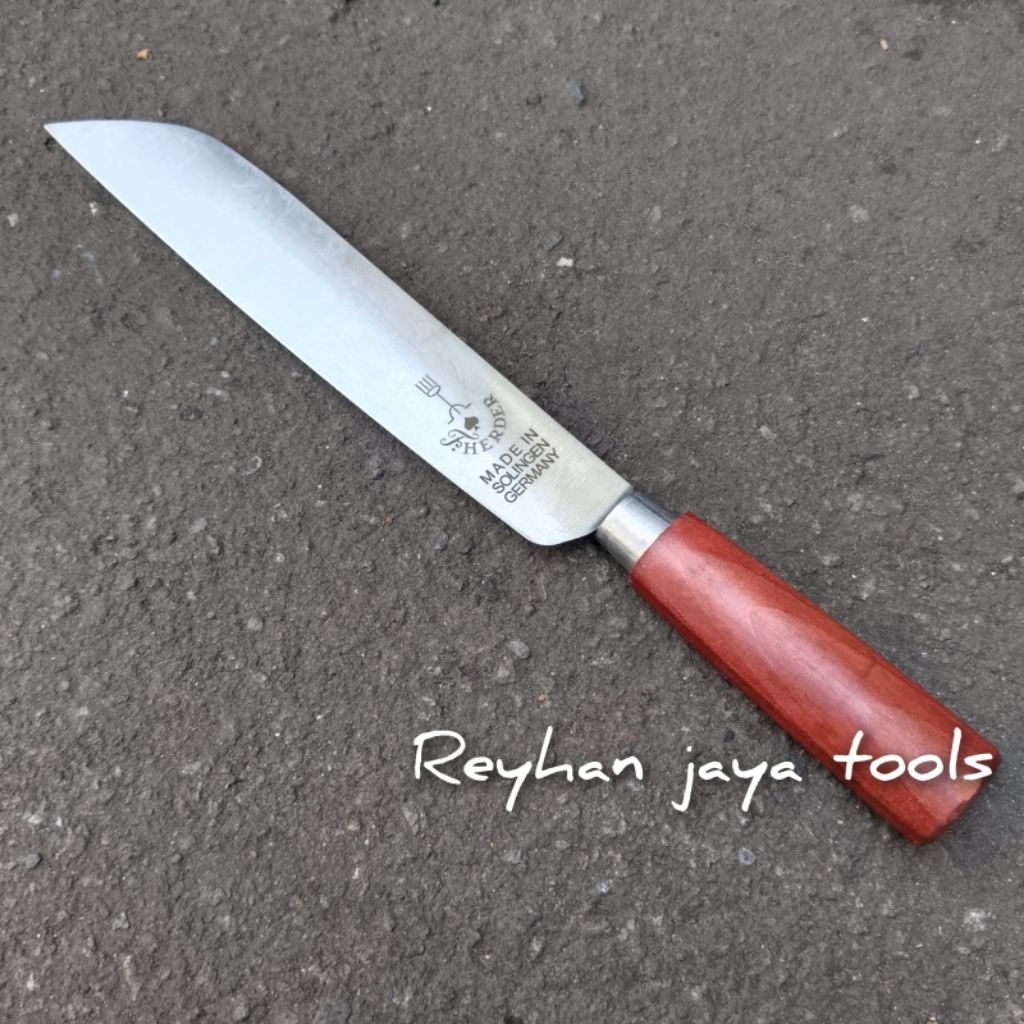Pisau Cap Garpu F. Herder 0095 Original model 5"6"7"8"9"10 inch Original Solingen Germany Varian Uku