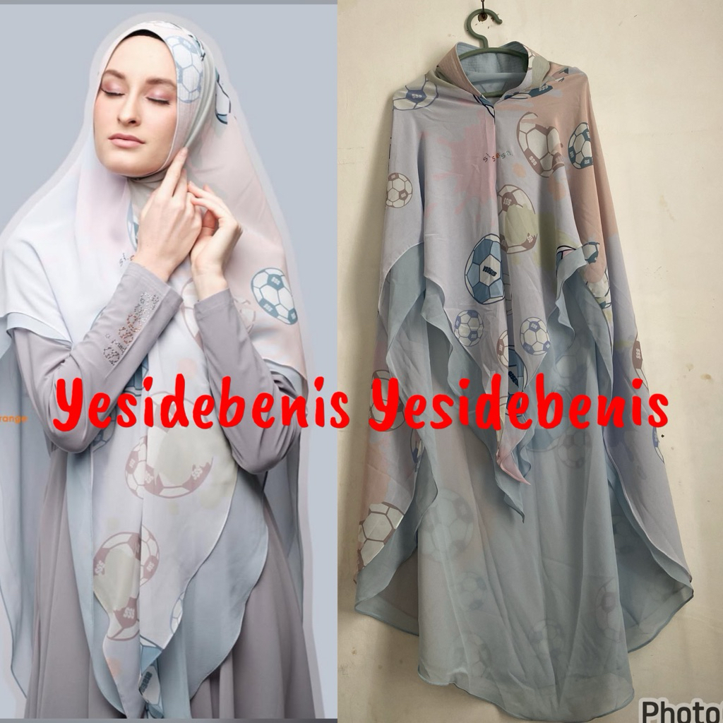 PRELOVED KHIMAR KURATON ORIGINAL SISESA