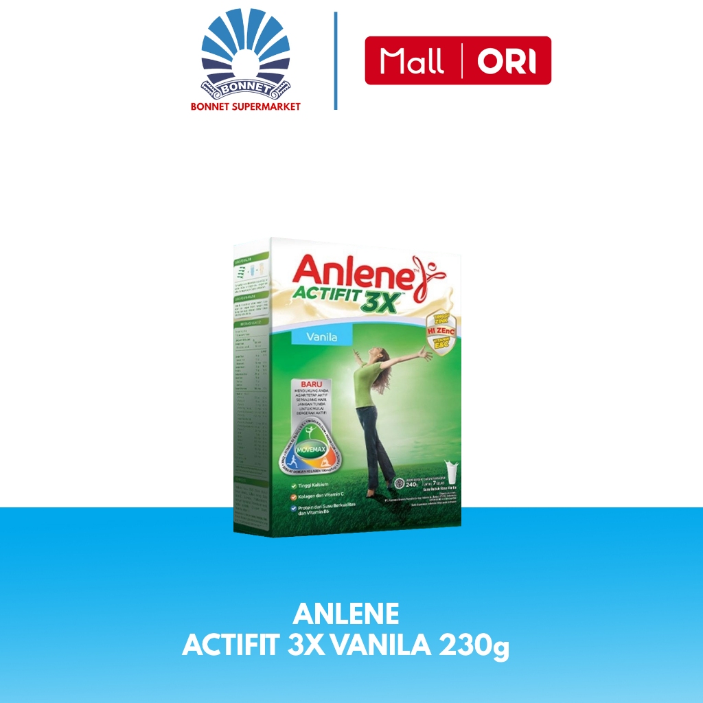

Anlene Actifit 3X Vanila 230g 9415007008033
