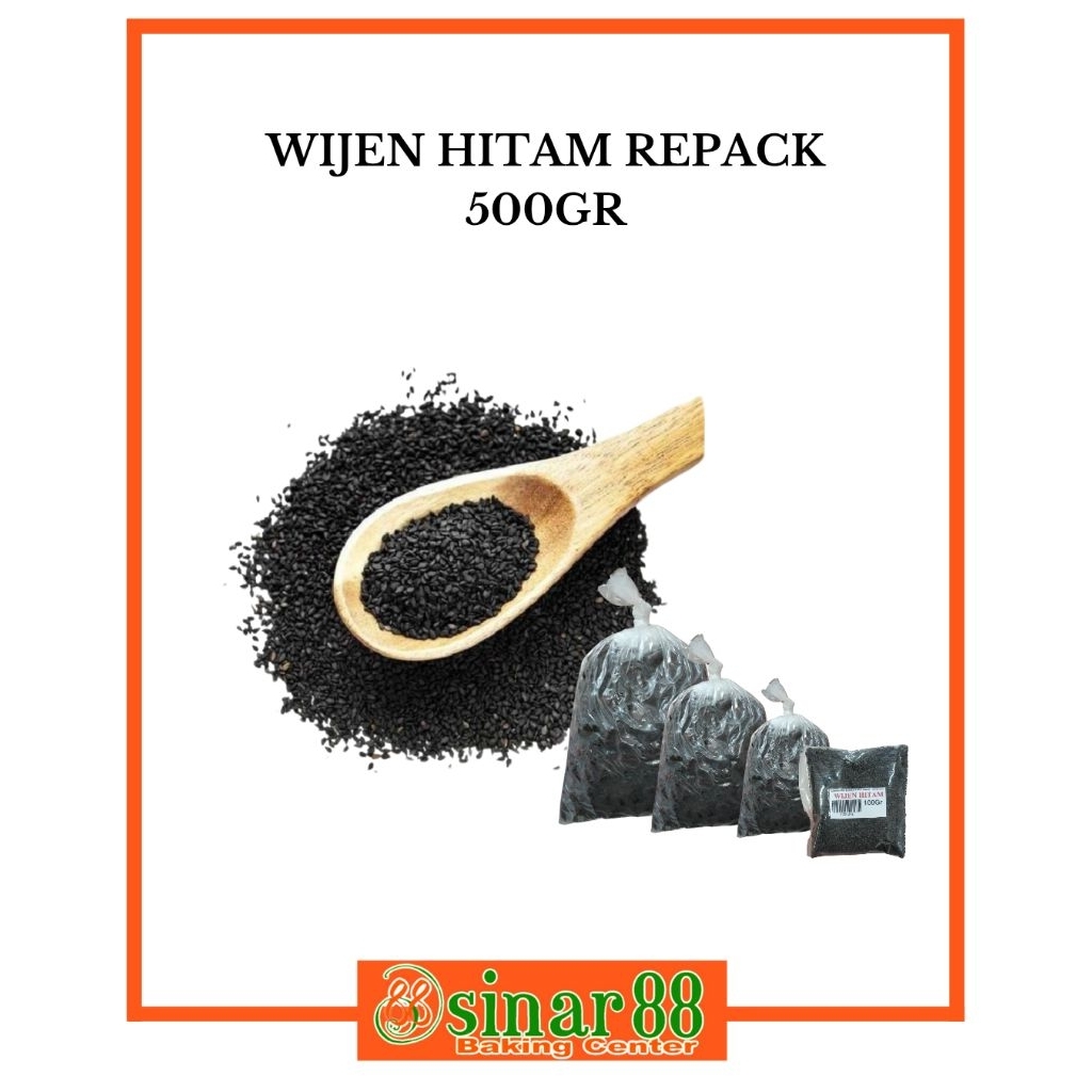 

Wijen Hitam 500gr