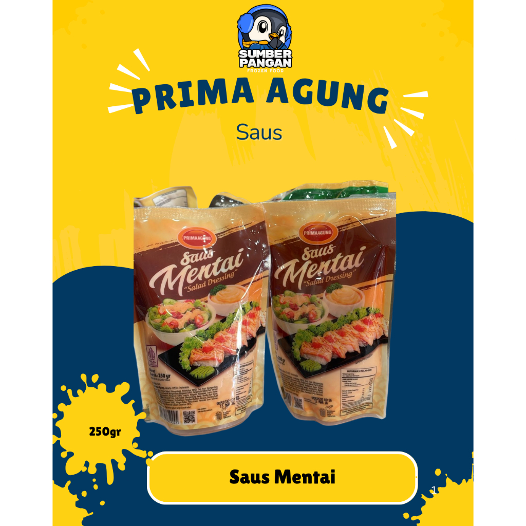 

Prima Agung Saus Mentai 250gr&500gr