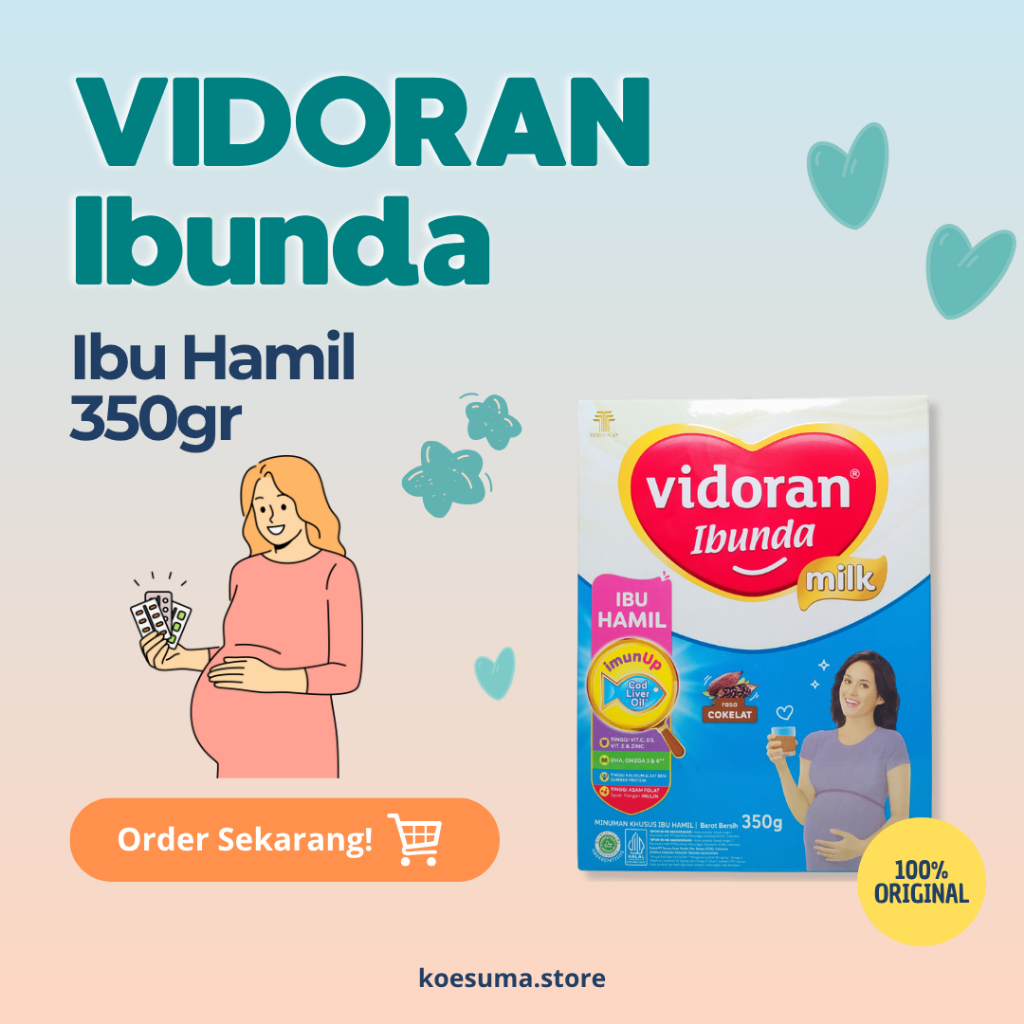 Vidoran Ibunda Susu Ibu Hamil 350gr COKLAT