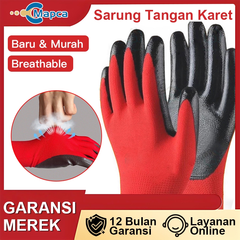 Sarung Tangan/Sarung Tangan Palm Fit/Sarung Tangan Safety Karet/Hand Gloves