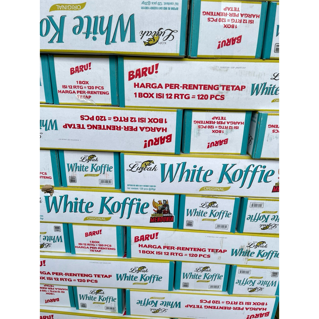 

Luwak white koffie coffee 1 dus 20gr