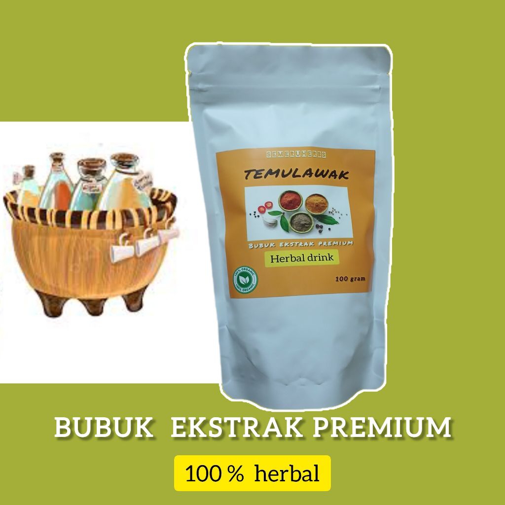 

TEMULAWAK /bubuk ekstrak 100 gram