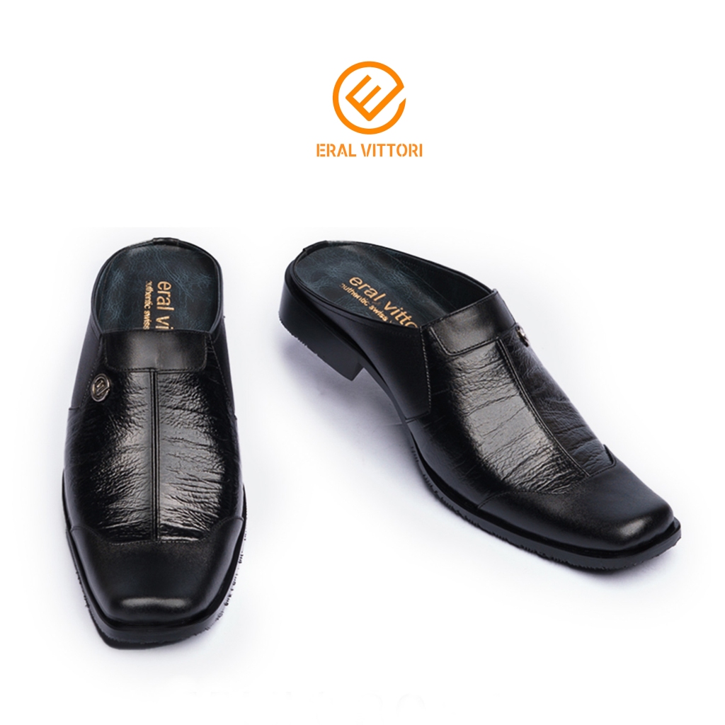 Eral Vittori - Erlux 8011 Sepatu Sandal Pria Kulit Bustong