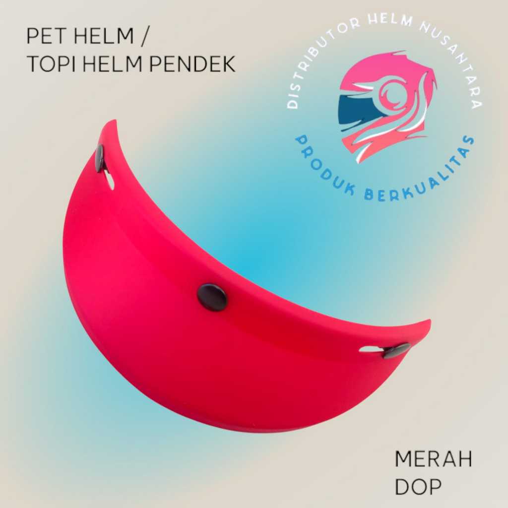 Pet helm bogo pendek / Pet topi helm pendek / Pet helm pendek murah / Pet helm pendek original 100%