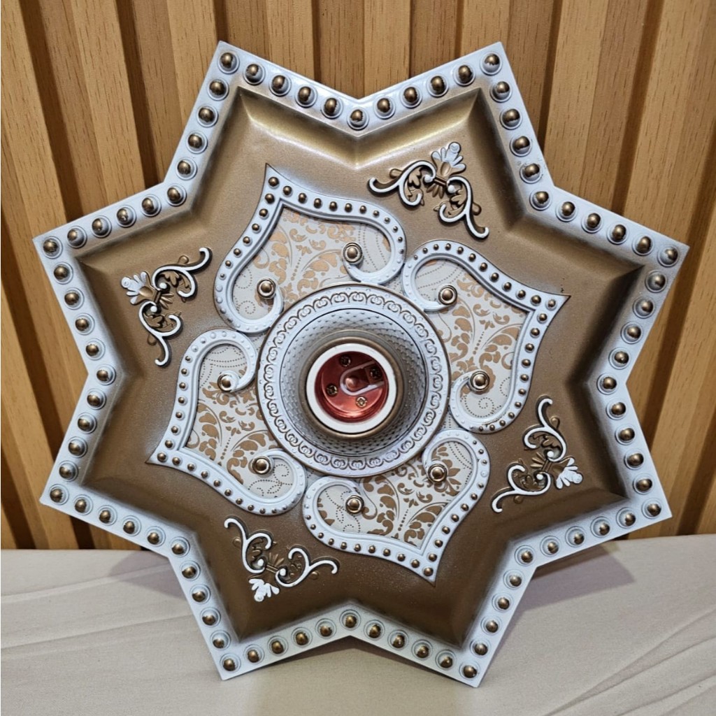 Fitting Hias Ornamen / Fiting Lampu Hias PVC/Gypsum