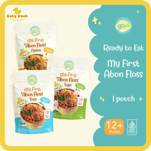 

Grouu abon kids Grouu - Abon Kids Ayam & Sapi (cocok untuk 12+ Bulan) - Tekstur lebih padat dibanding Abon Mpasi - No MSG - Lauk, Snack Anak - Chicken