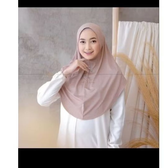 F (F16) HIJAB BERGO NON PET / HIJAB INSTAN NON PET/HIJAB JERSEY NON PET