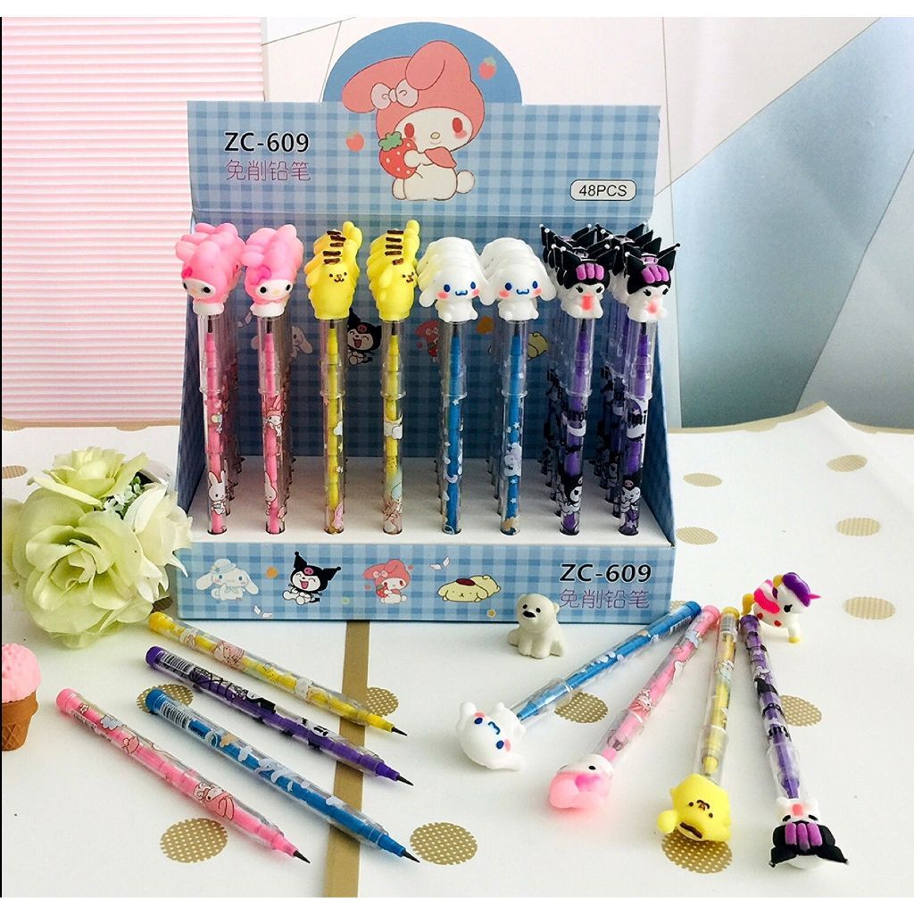 

Pensil Bensia Susun Cabut Karakter Sanrio – Pensil Lucu Unik Isi Ganti-Ganti Cocok untuk Anak & Koleksi Alat Tulis Aesthetic | Harga Grosir Bisa COD