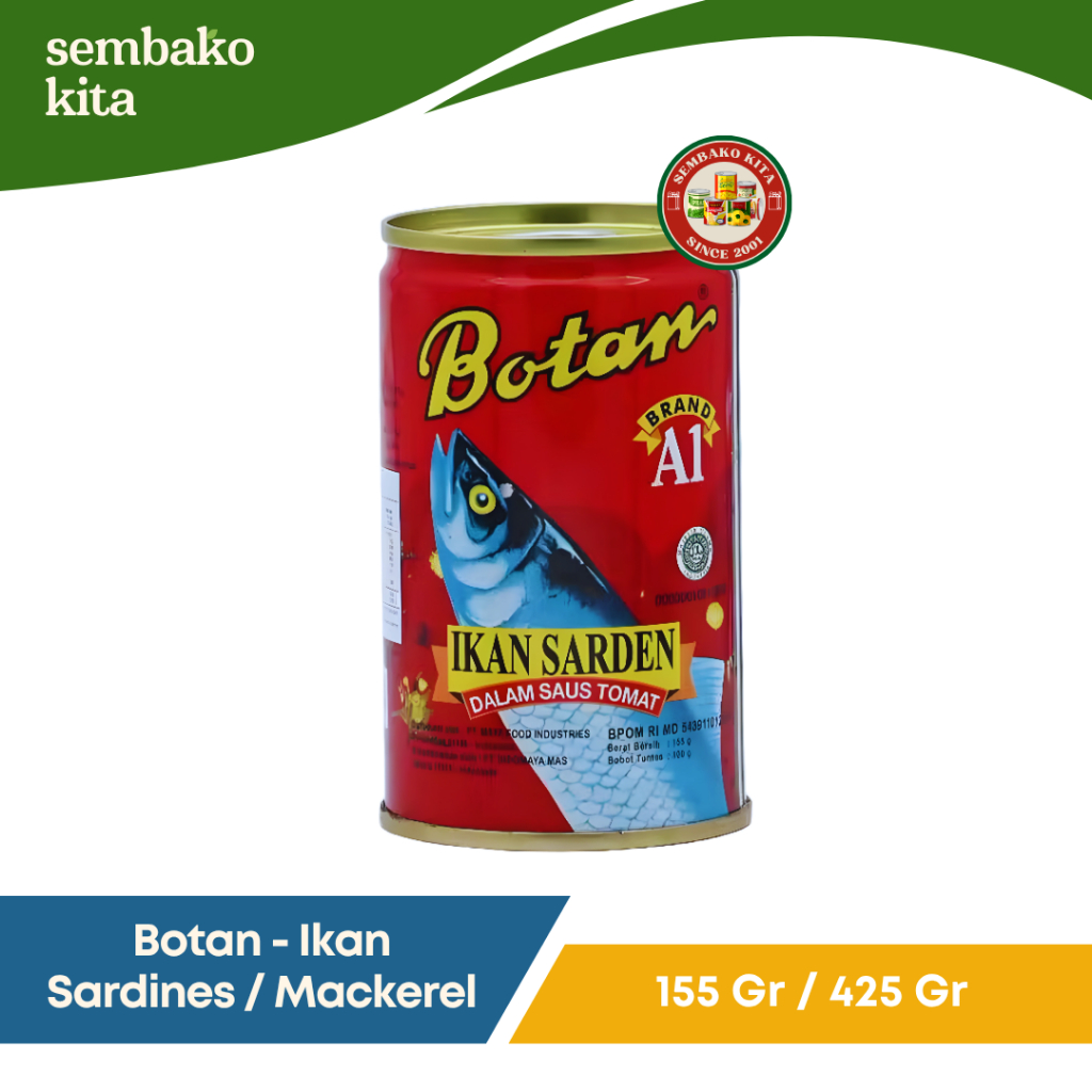 

Botan – Sarden Premium Kaleng 155g / 425g