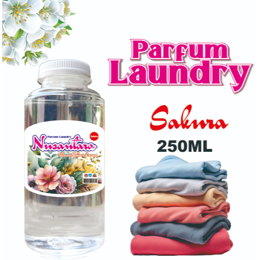 Best Seller... Parfum Laundry Nusantara Aroma Sakura Netto : 250ml