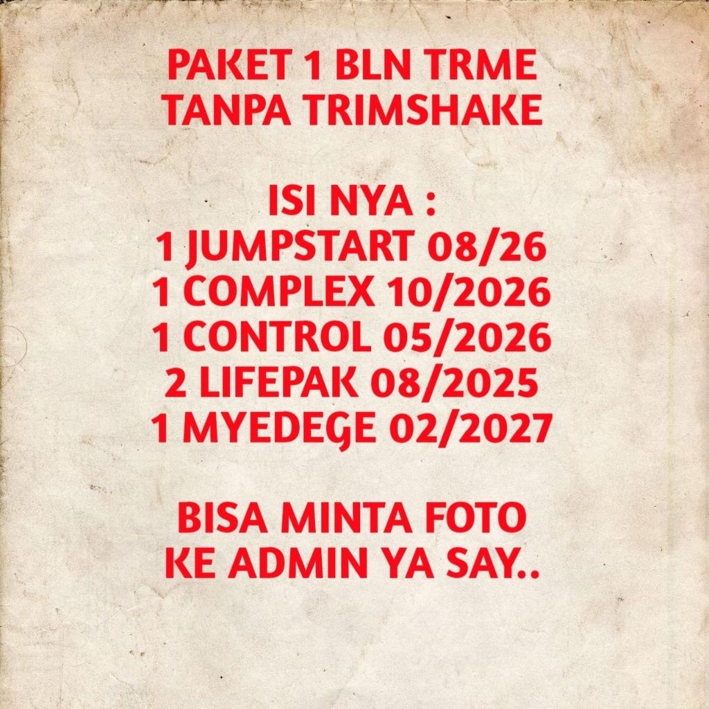 

pkt 1 bln tanpa tlimshake trme