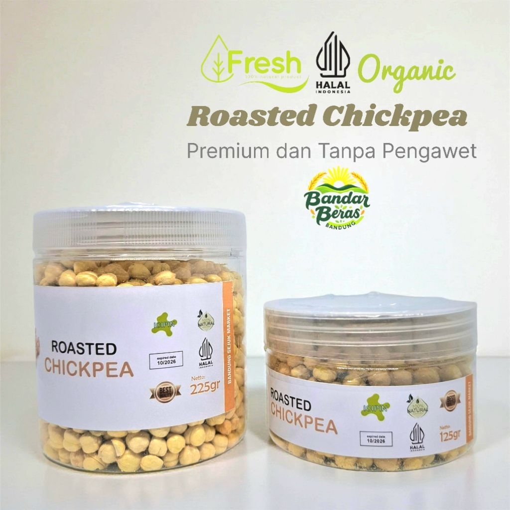 

Kacang Arab Panggang Renyah Premium Original 100% Roasted Chickpea
