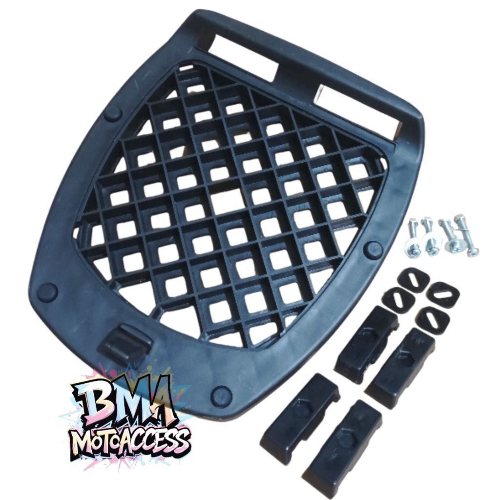 BASE PLATE BOX GIVI E45 E43 E35 E33 E30 E20 E19 / TATAKAN BOX GIVI E19 E20  E30 E33 E35 E43 E45