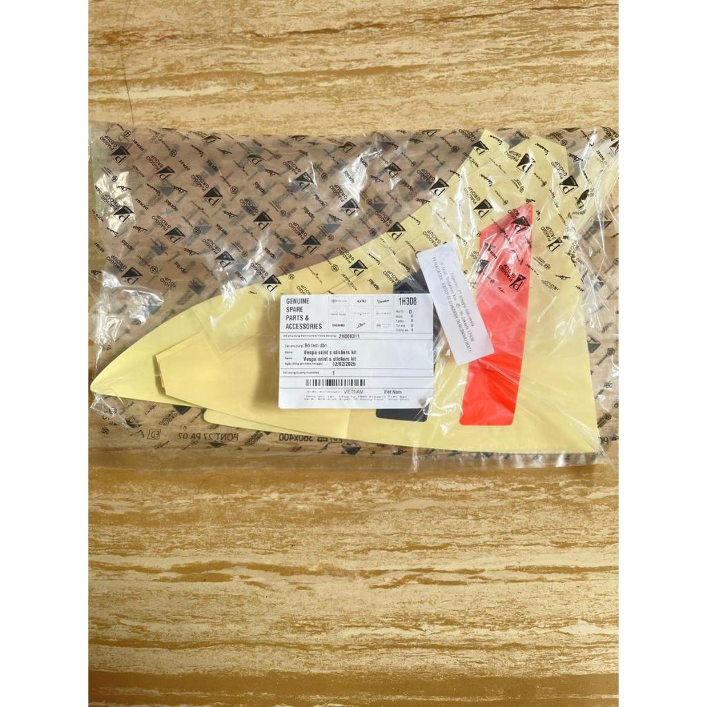 Sticker Stiker Decal Striping Vespa Sprint S 2024 Original