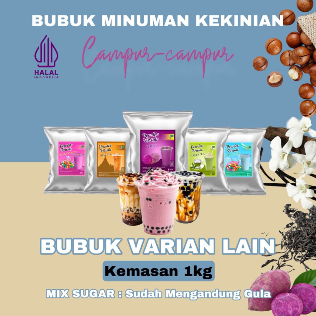 

Bubuk Minuman Kekinian Rasa 1kg (Varian Lain)