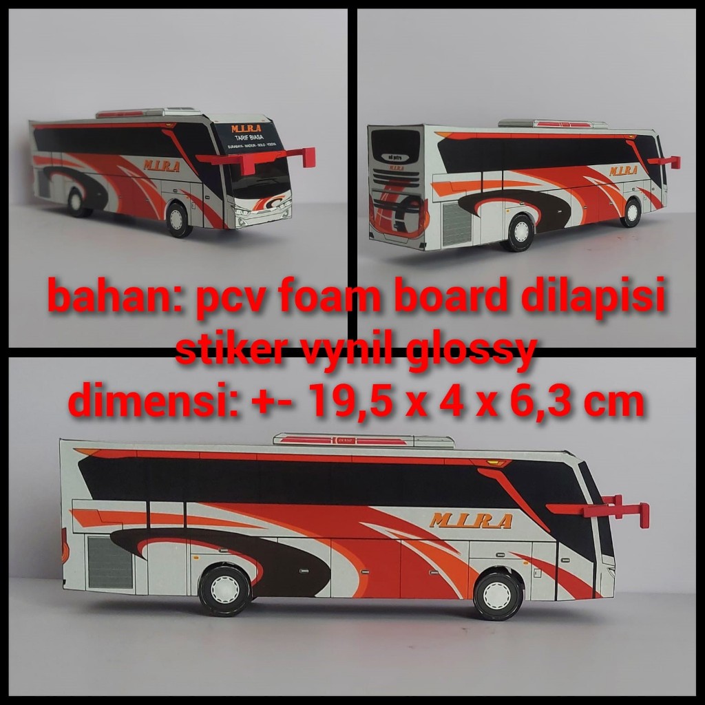 Miniatur Bus Mira Jetbus 3 - CV Kurnia Project Store