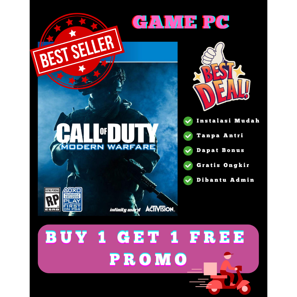 Call Of Duty : Modern Warfare 2019 Game Pc/Laptop Offline