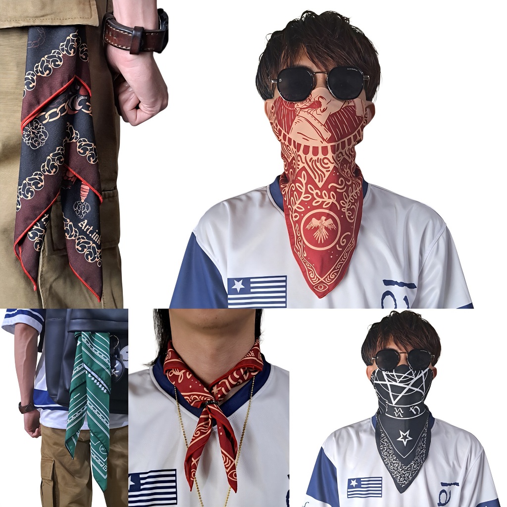 Slayer Bandana Scraf aksesoris fasion korean jepang - slayer bandana premium best seller