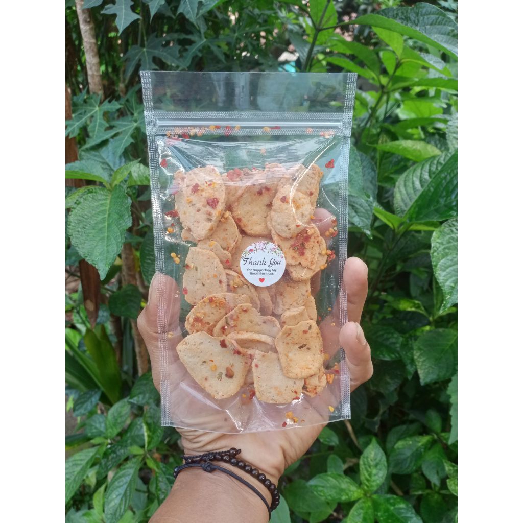 

Basreng pedas daun jeruk/basreng koin/basreng bulat