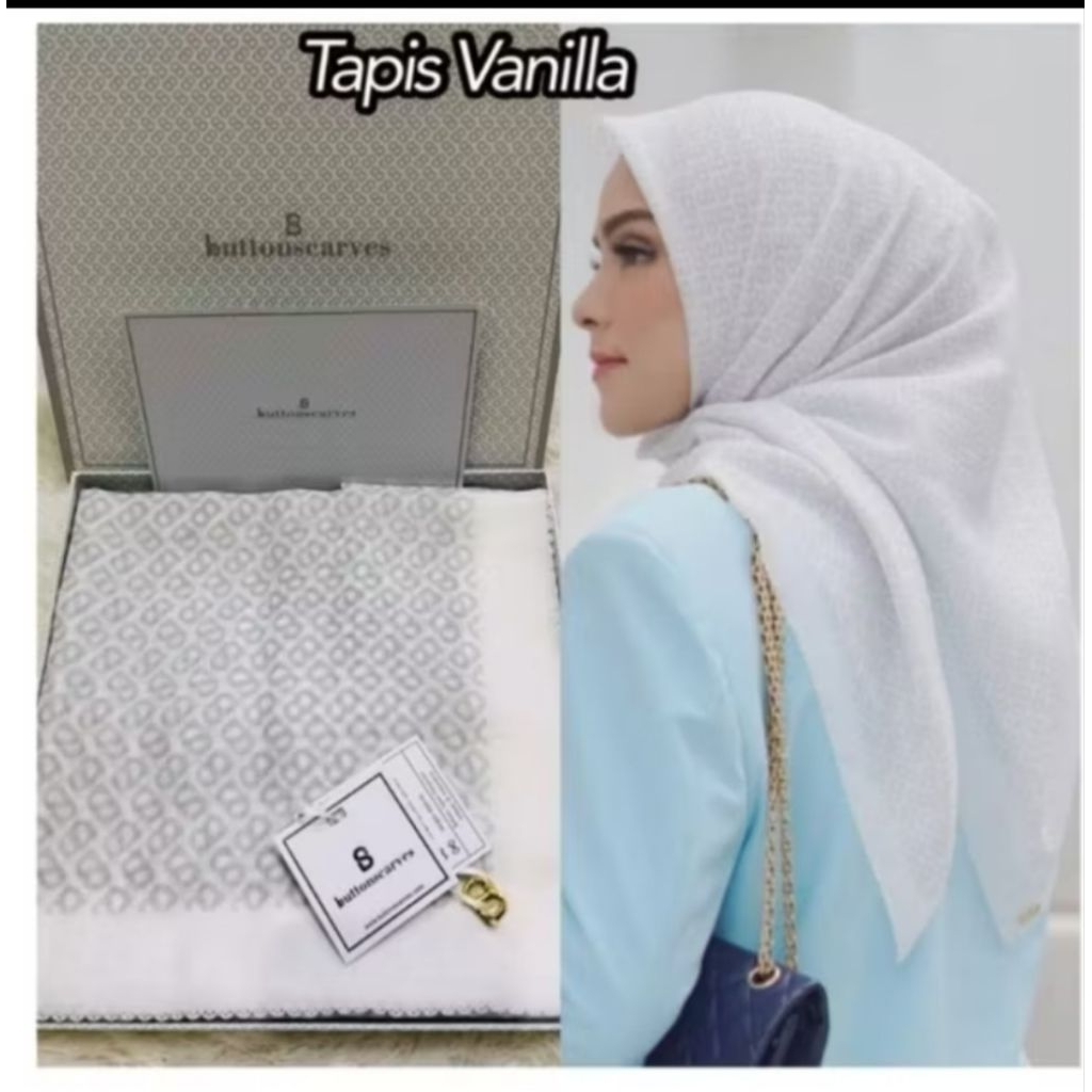 scraft buttonscarves  series tapis dan tapis embosed
