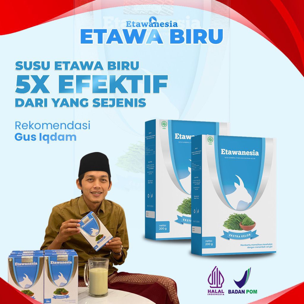 

[ Browi ] - Susu etawanesia etawa biru + ekstra daun kelor