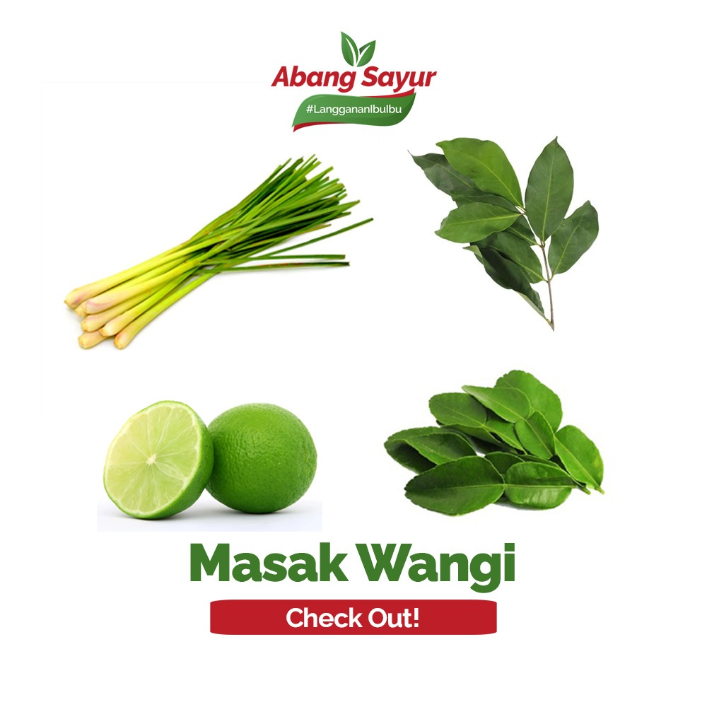 

Bumbu Daun Wangi Lengkap – Daun Salam, Serai, Jeruk Nipis Fresh Bandung