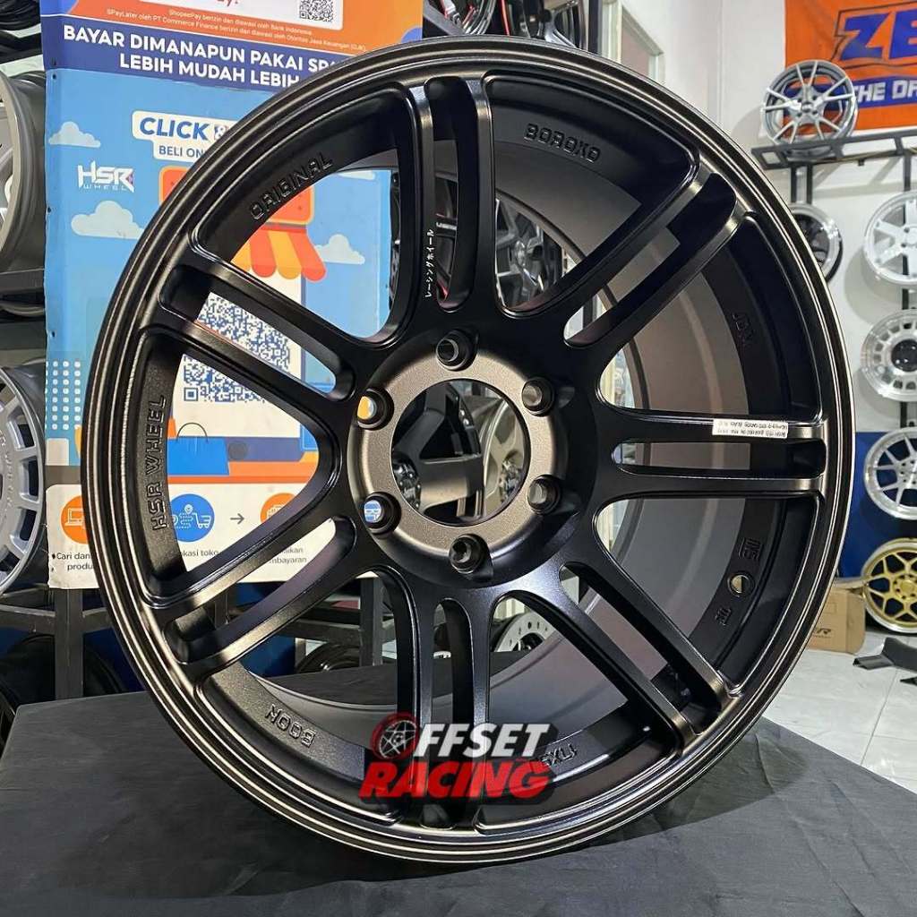 Velg Ring 17 Mobil Fortuner Ranger Pajero Velg Mobil HSR BOON BOROKO 04 R17 Lebar 9