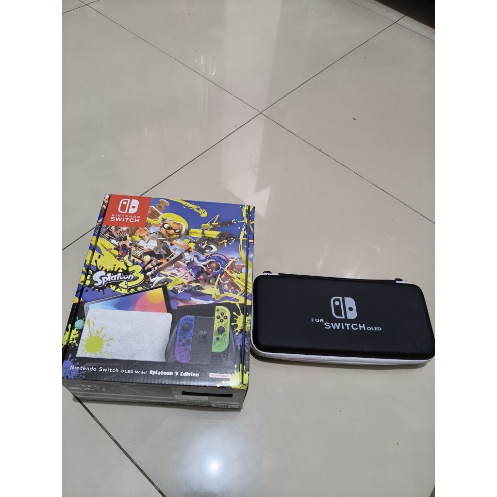 Nintendo Switch Oled Spaltoon 3 edition + bonus the witcher 3