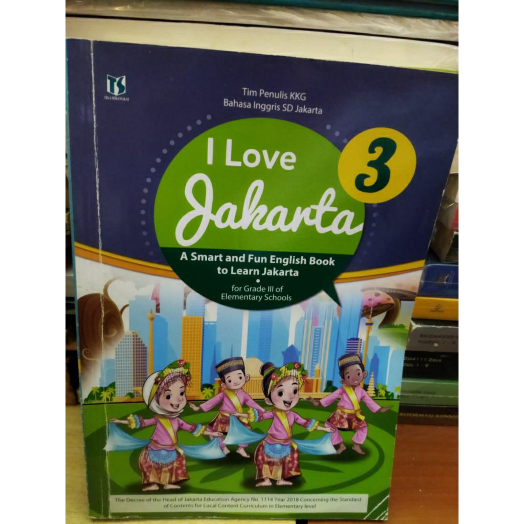 buku bekas I love jakarta SD kelas 3