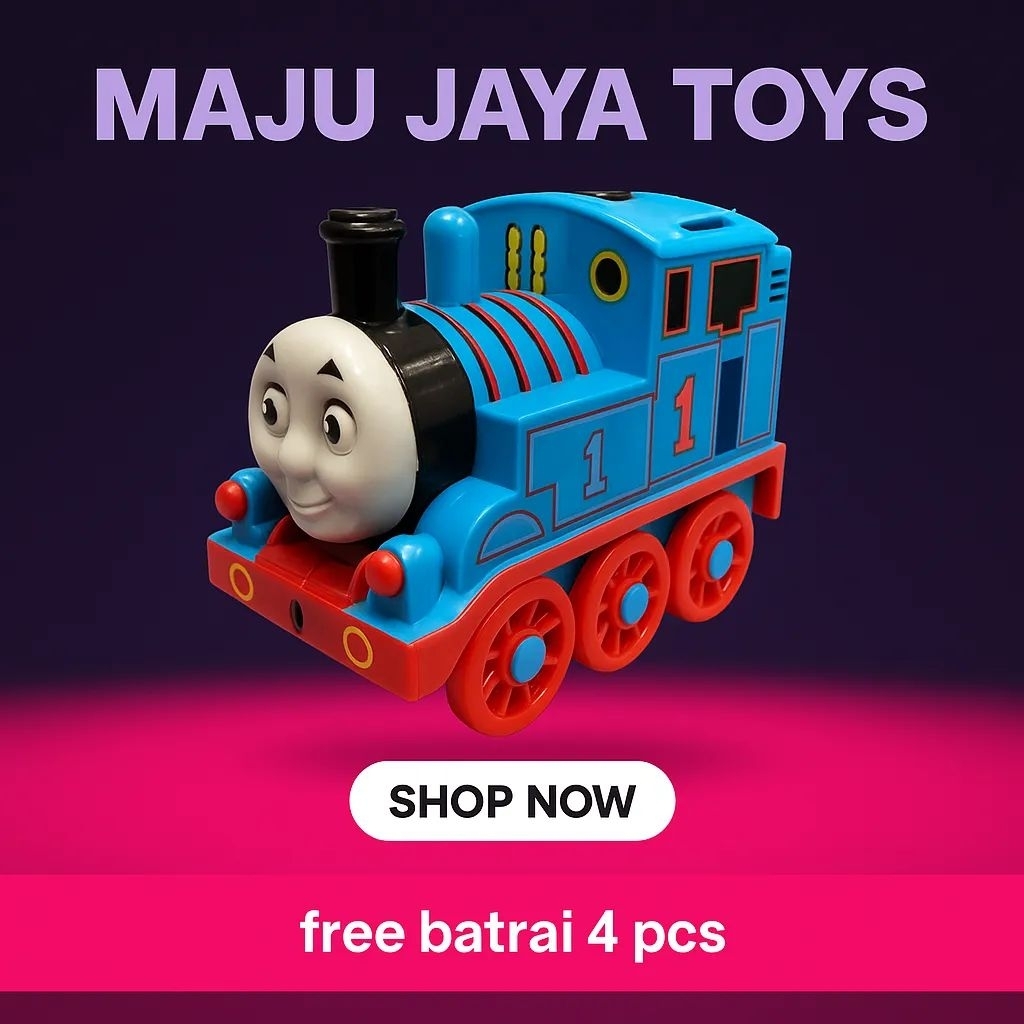 Mainan Anak Kereta Api Thomas Musik Train Besar