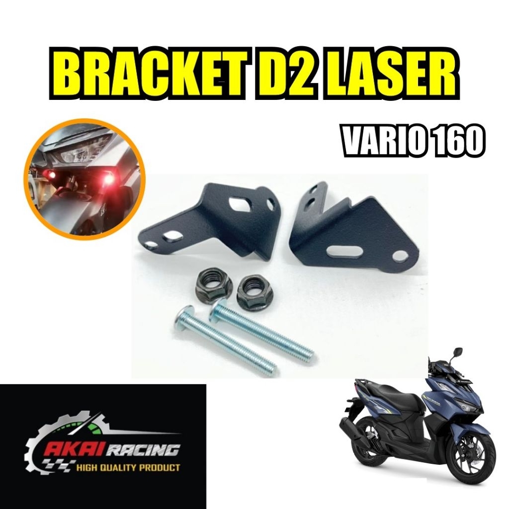 breket lampu tembak / sorot D2 laser / bracket laser vario 160