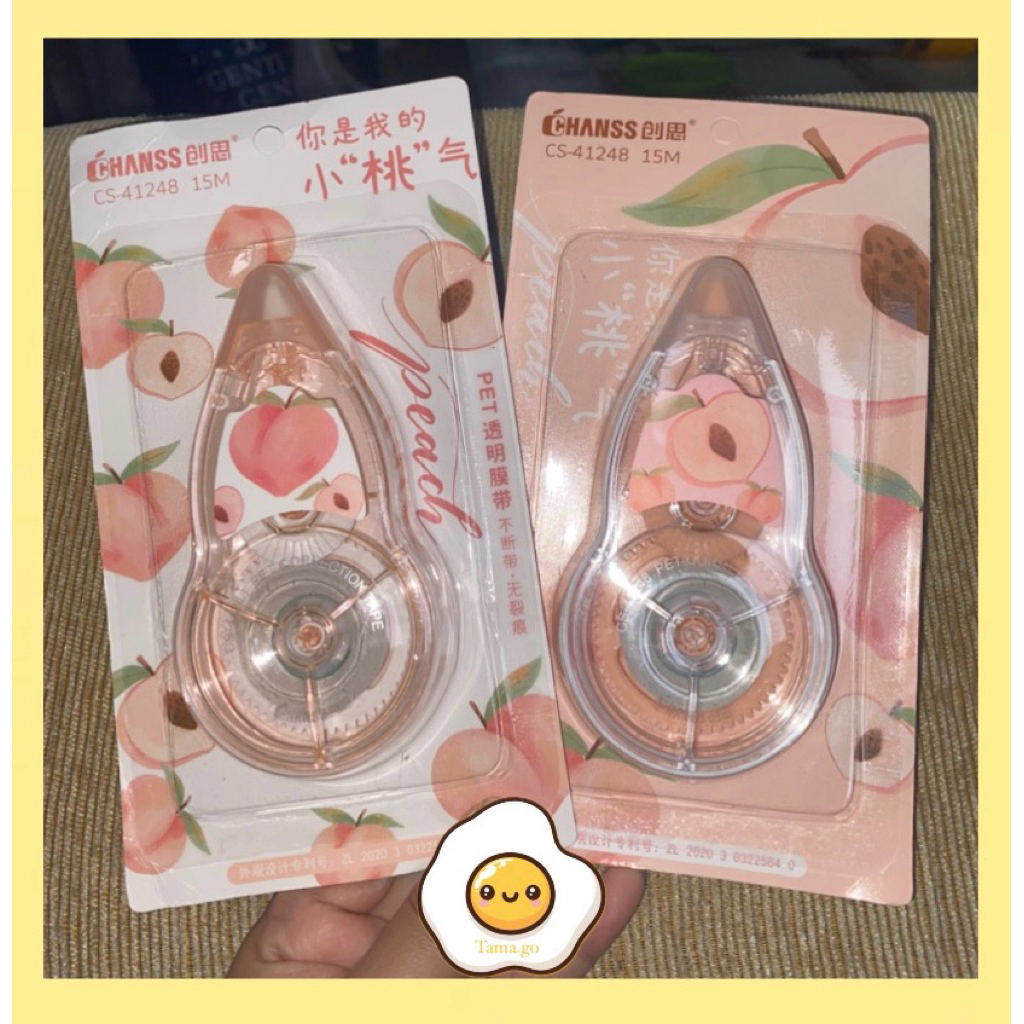 

Correction Tape Chanss CS-41248 15M Warna Pink Pastel Peach Cute Lucu (Besar) ( 15 Meter)