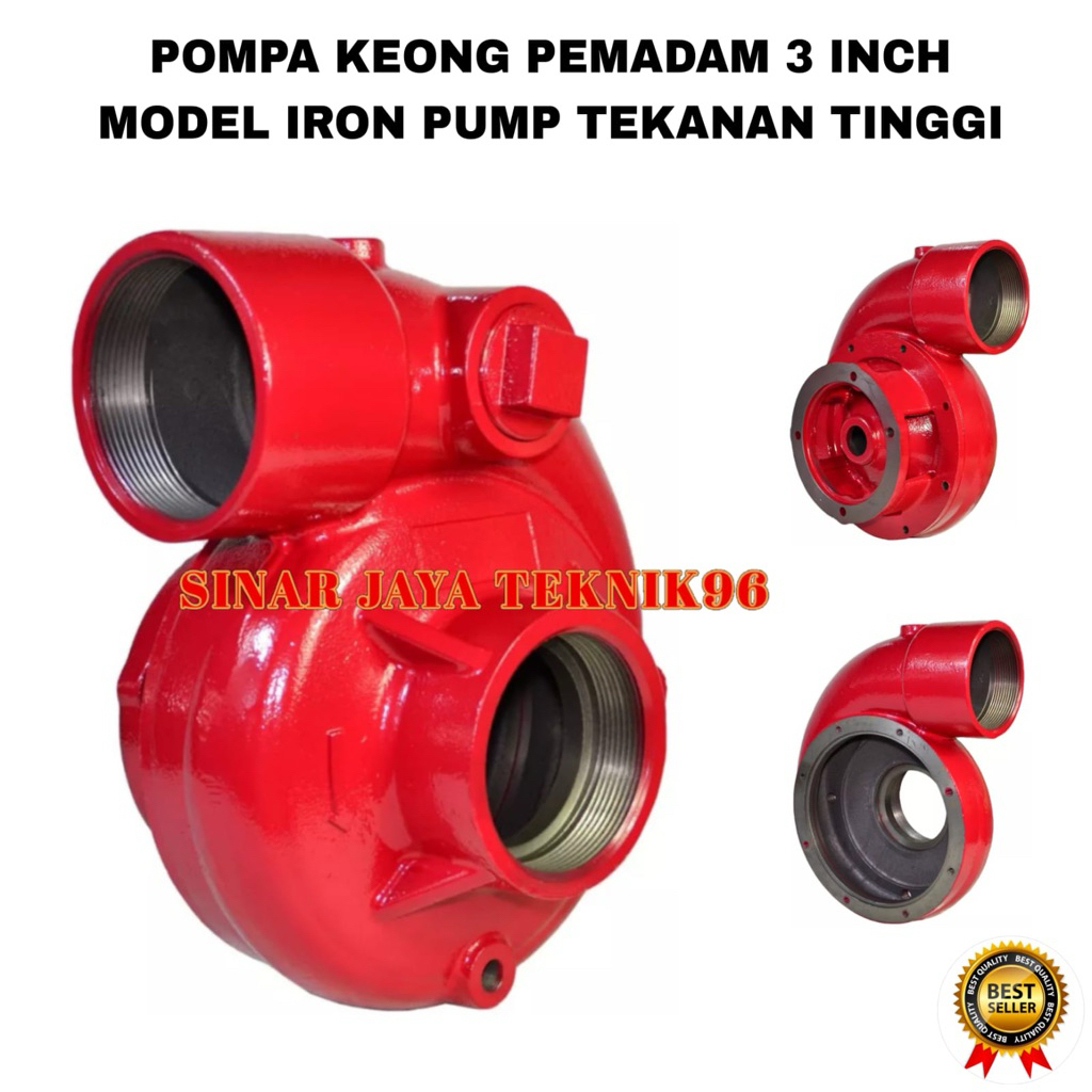 KEONG POMPA PEMADAM MODEL IRON PUMP 3 INCH DORONGAN KUAT