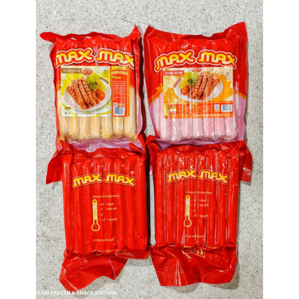 

SOSIS MAX MAX 500GR ISI 15 SOSIS