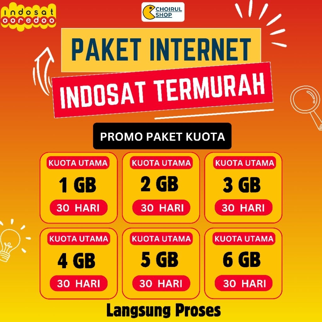 Paket Data Indosat 30 Hari / kuota Data Indosat
