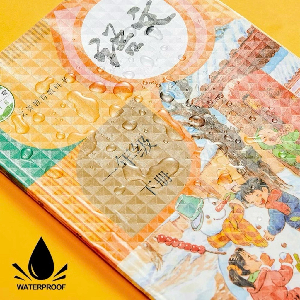 

Shazeashop - Stiker Sampul Buku Isi 10 Lembar Self-Adhesive Book Cover Waterproof Sticker Sampul Buku Tulis Sekolah Diamond Transparant Polos Pelindung Cover Buku Dengan Perekat Model Buram Tahan Air 10Pcs