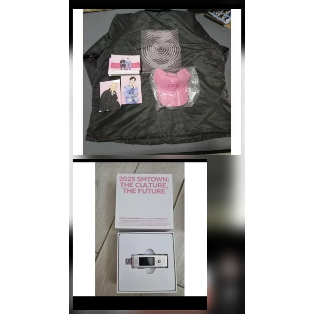 EXO smtown 2025 smt chanyeol suho coach jacket only, ball cap only, postcard group grup no pc MD mer