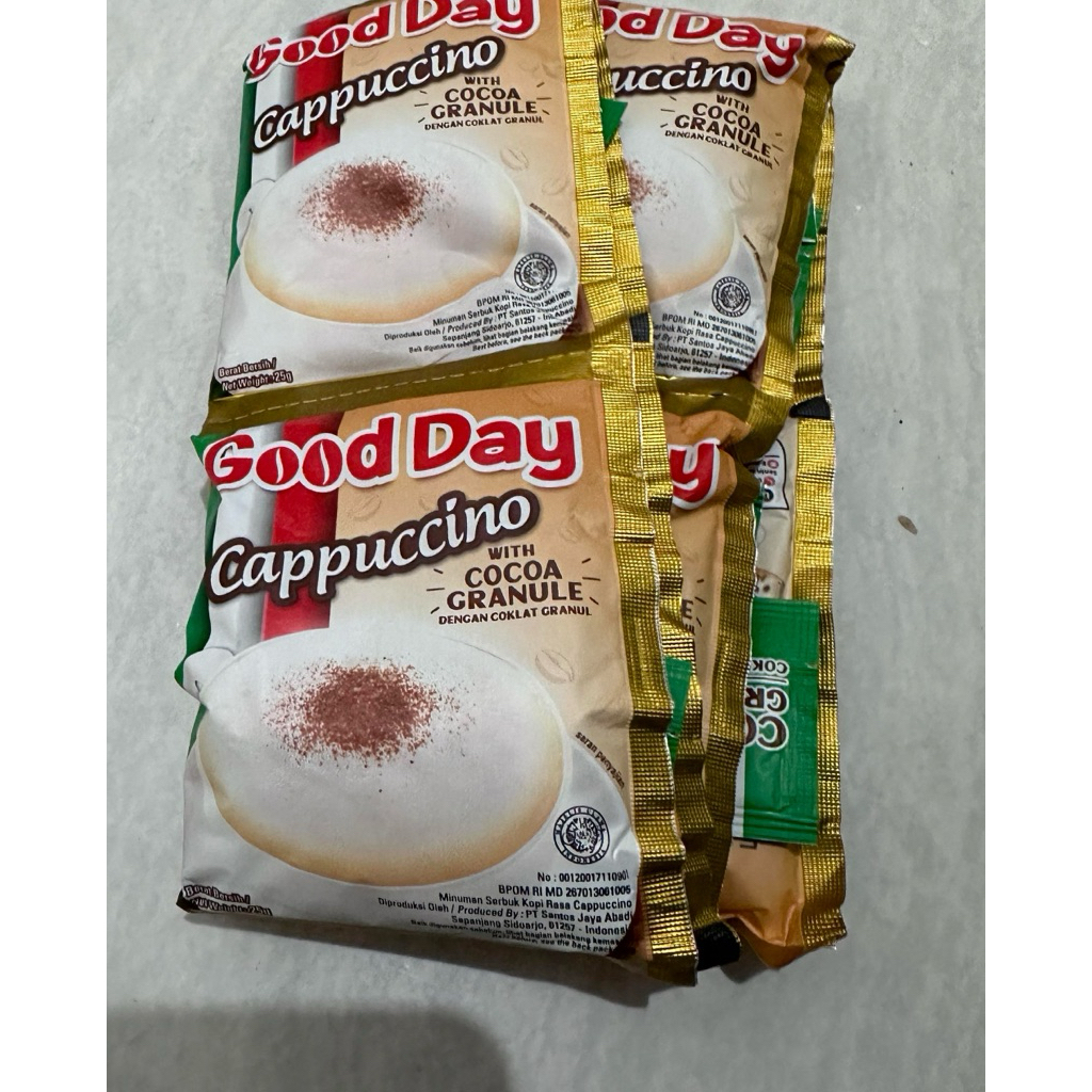 

good day cappucino renceng 10 sachet
