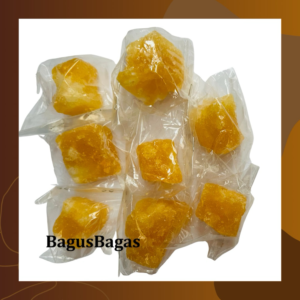 

Gula Batu Kuning khas Angkringan Jogja Solo Wedang Uwuh Rock Sugar Siap Saji