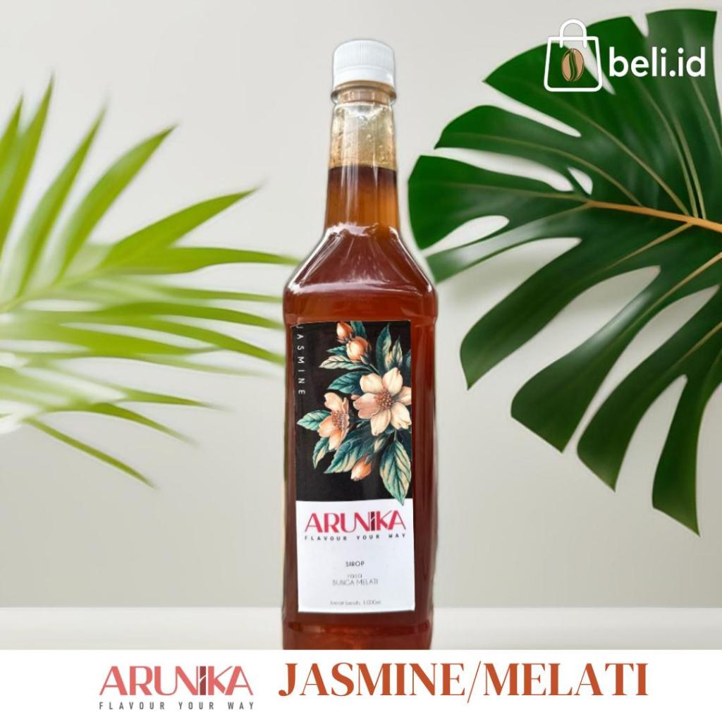 

Sirup Arunika Premium Jasmine/Melati Botol 1 Liter Untuk Minuman Teh Mocktail Cocktail