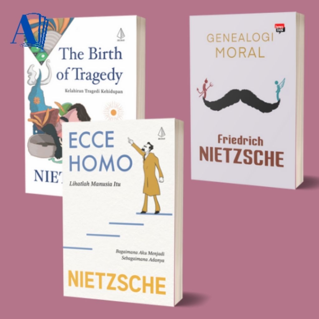 Paket Buku Nietzsche Ecce Homo The Birth Of Tragedy Genealogi Moral