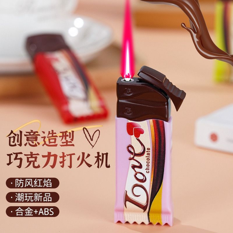 Mancis Korek Api Unik Model Coklat Korek Api Chocolate Bar Lighter Unik
