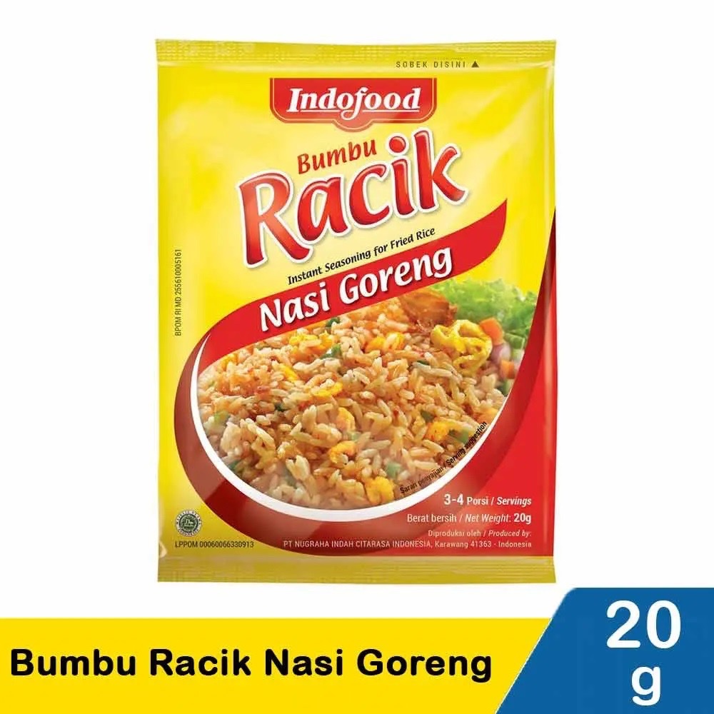 

RACIK BUMBU NASI GORENG 20 GR - INDOFOOD