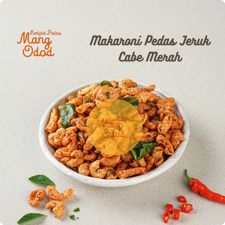 

(1000 g) Makaroni Mang Odod Renyah Banyak Rasa, Enak, Murahh.