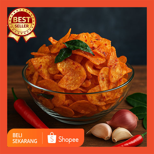 

KERIPIK KENTANG BALADO / KERING KENTANG BALADO / KENTANG PEDAS MANIS GURIH