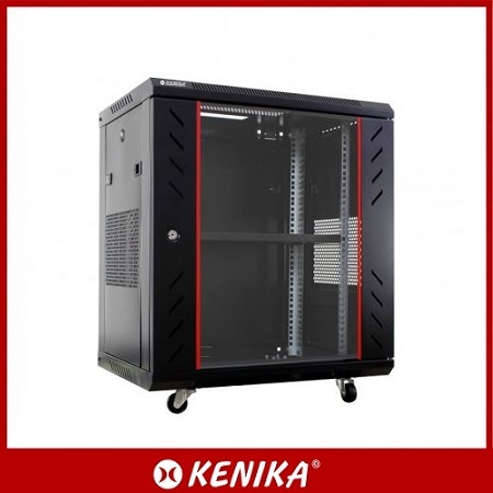 Rak Server Rack Merk Kenika 12U Wallmount Server 60 x 45 x 64 cm depth 450 mm