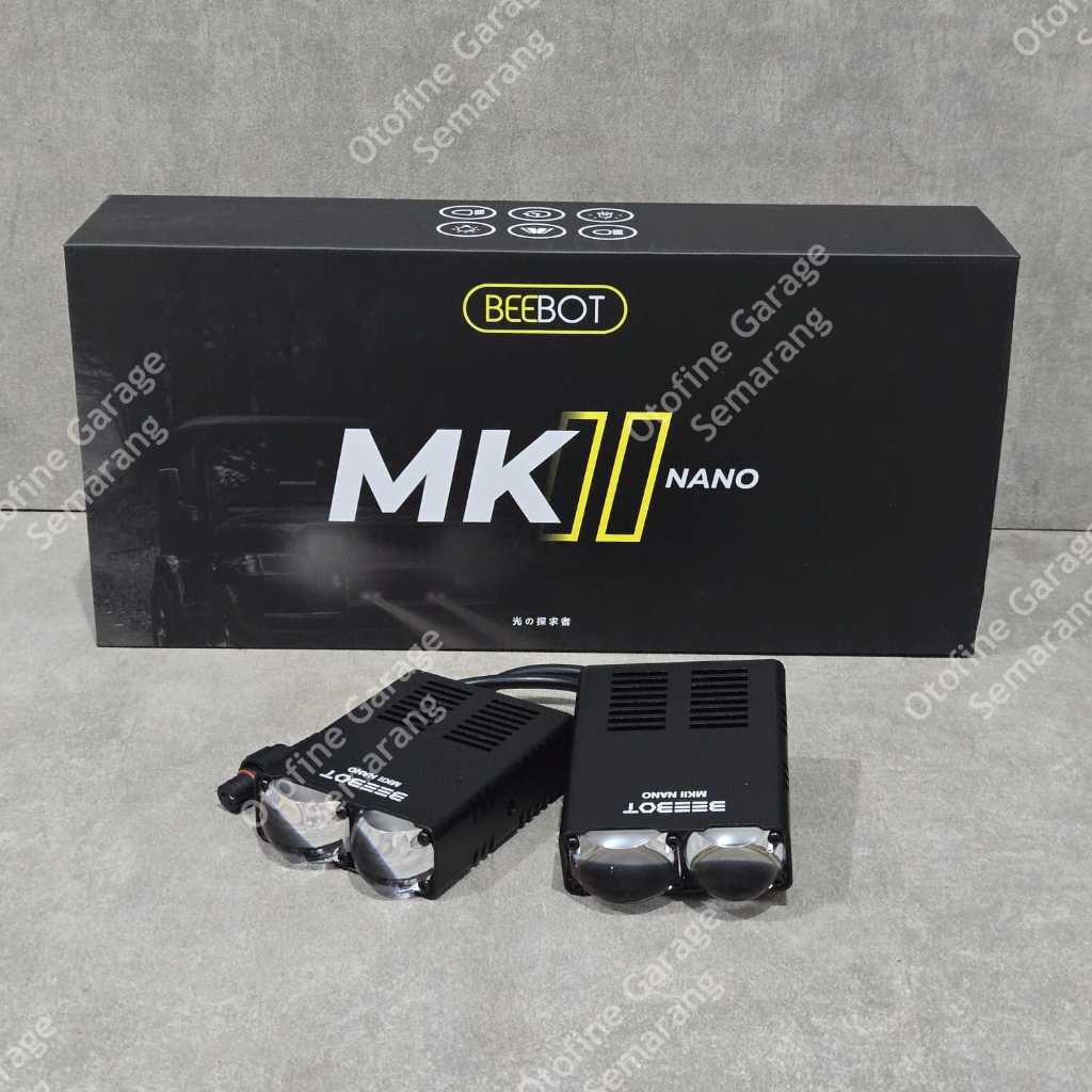 Slim Mini Projector Laser 2lensa Beebot Mk2 Nano, Hi-Low 85W/set, Garansi 1Th